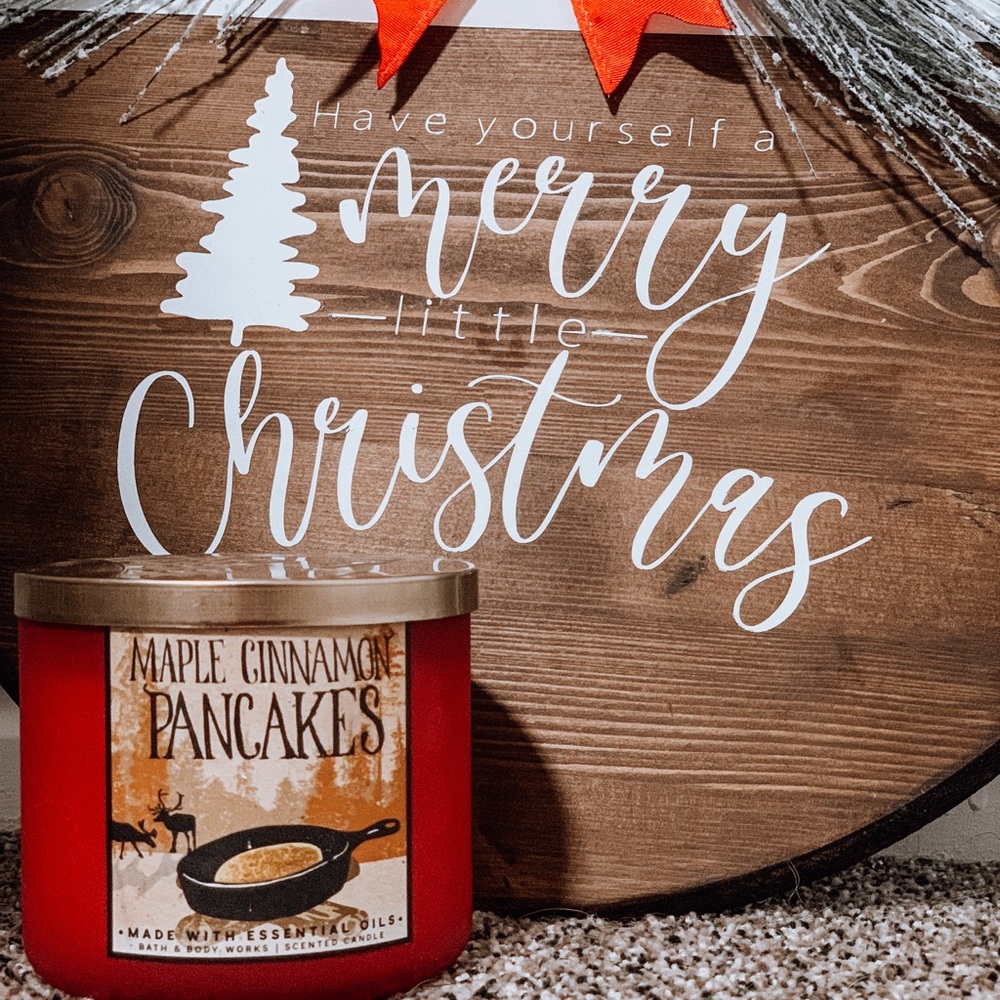 NEW B&BW Maple Cinnamon Candle